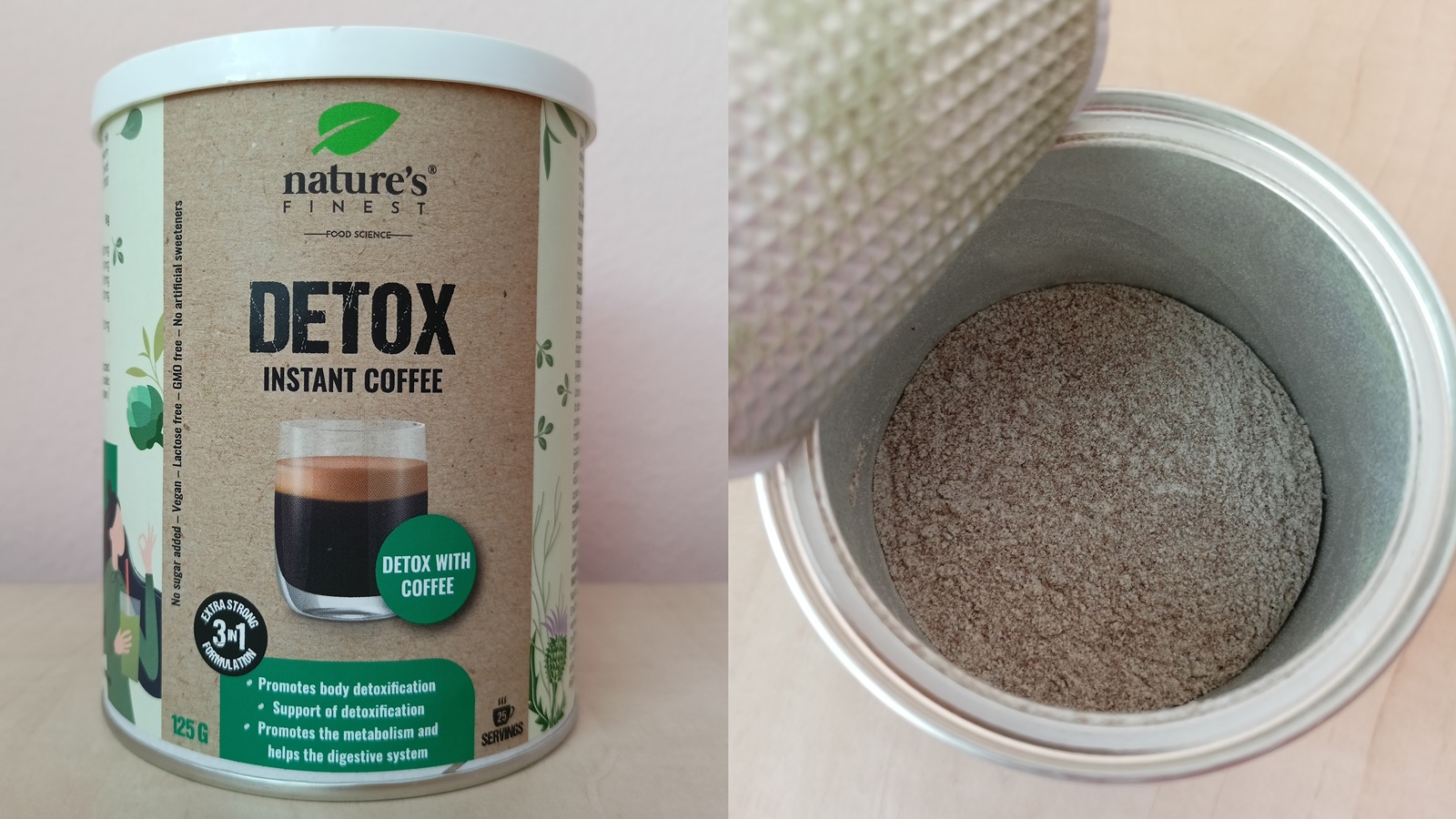 Recenzia: Detox Instant Coffee od Nature’s Finest