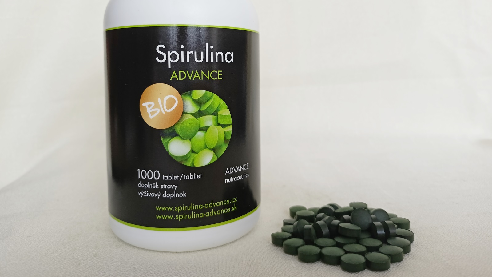 Recenze: Zelené potraviny Chlorella a Spirulina BIO od ADVANCE nutraceutics